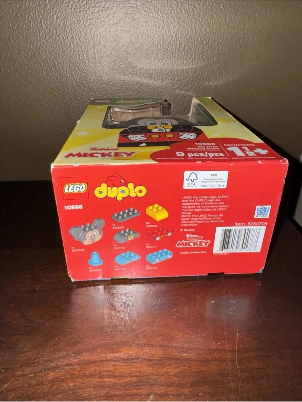 NWT Disney Mickey Mouse Lego Duplo 9 Piece Figure Set 10898
